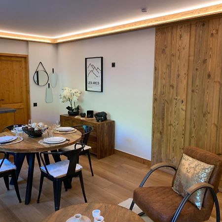 Appartement Luxe Prince Des Cimes Arc 1950 Piscine Interieure Et Exterieure Les Arcs  エクステリア 写真