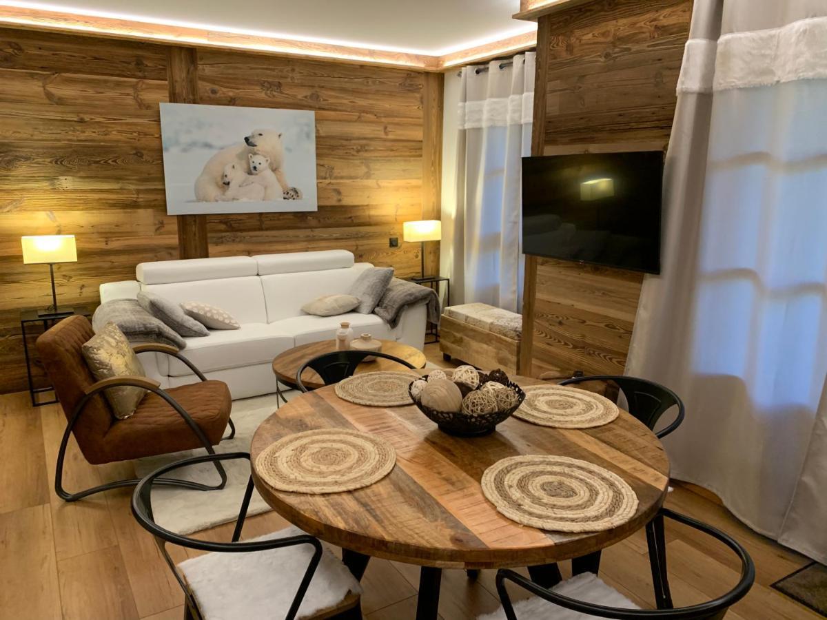 Appartement Luxe Prince Des Cimes Arc 1950 Piscine Interieure Et Exterieure Les Arcs  エクステリア 写真