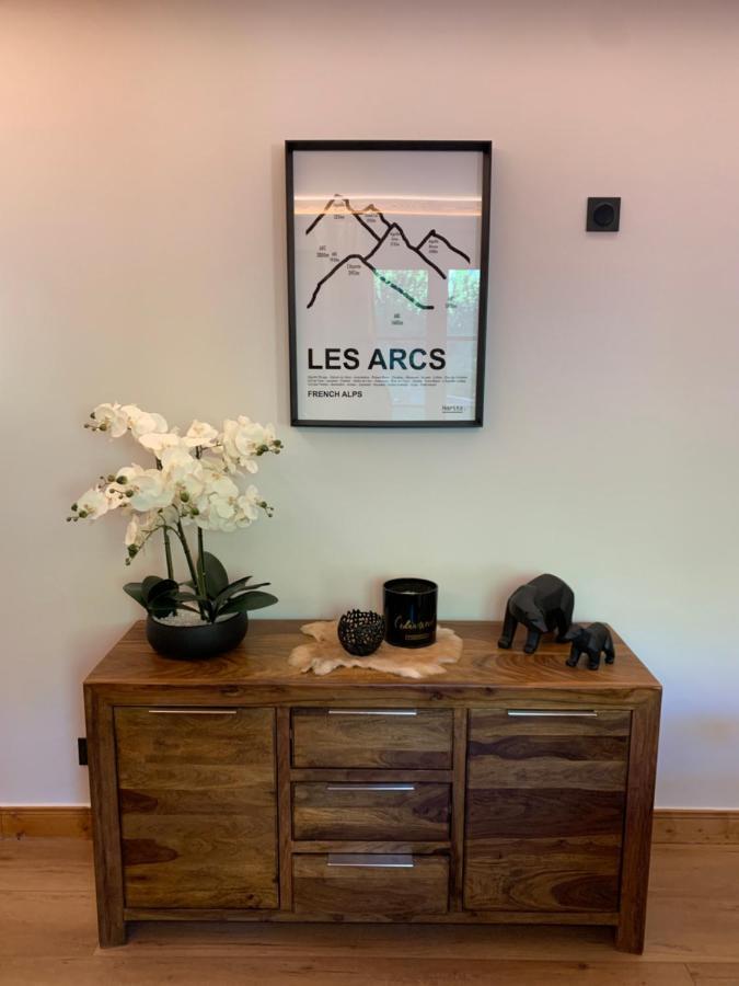 Appartement Luxe Prince Des Cimes Arc 1950 Piscine Interieure Et Exterieure Les Arcs  エクステリア 写真